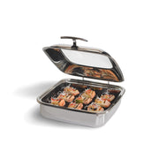 Vollrath Intrigue Stainless Steel Induction Chafer, 6 qt., Silver - 46134