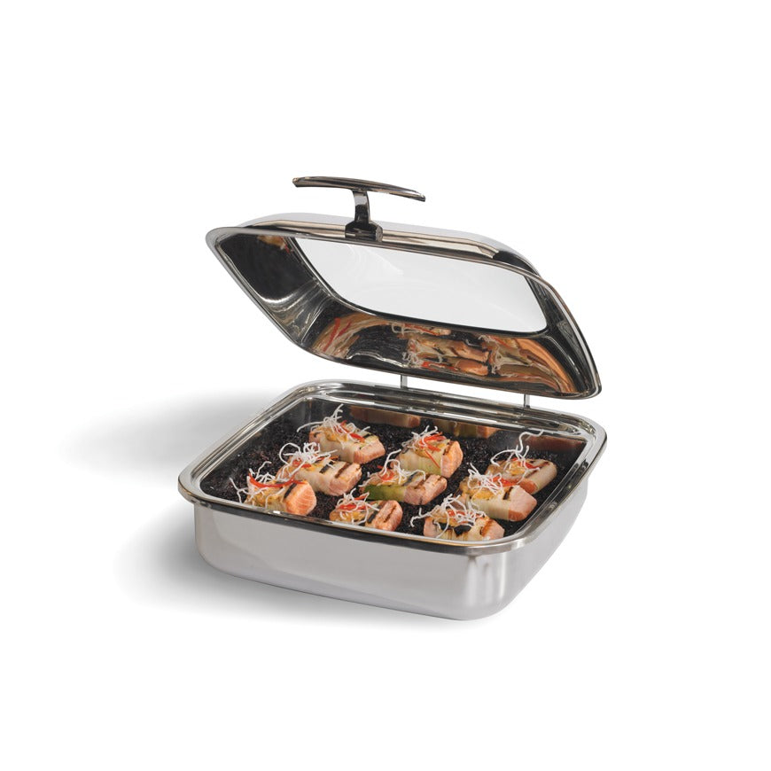 Vollrath Intrigue Stainless Steel Induction Chafer, 6 qt., Silver - 46134