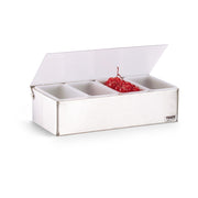 Vollrath Stainless Steel Condiment Bar, 18" Wide, Silver - photo 2