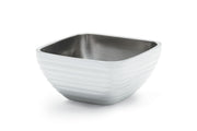Vollrath Stainless Steel Serving Bowl, 3.2 qt. - White