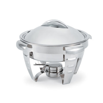 Vollrath Maximillian Steel Chafer, Silver - 1/2 Size