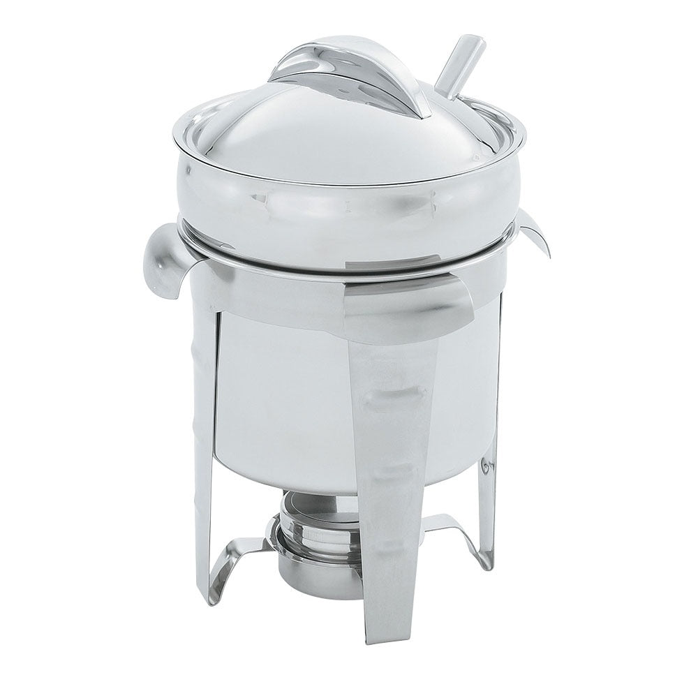 Vollrath Maximillian Steel Soup Marmite, 11" Wide, Silver - 4.2 qt.