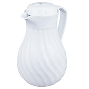 Vollrath Plastic Beverage Server, White - 42 oz.
