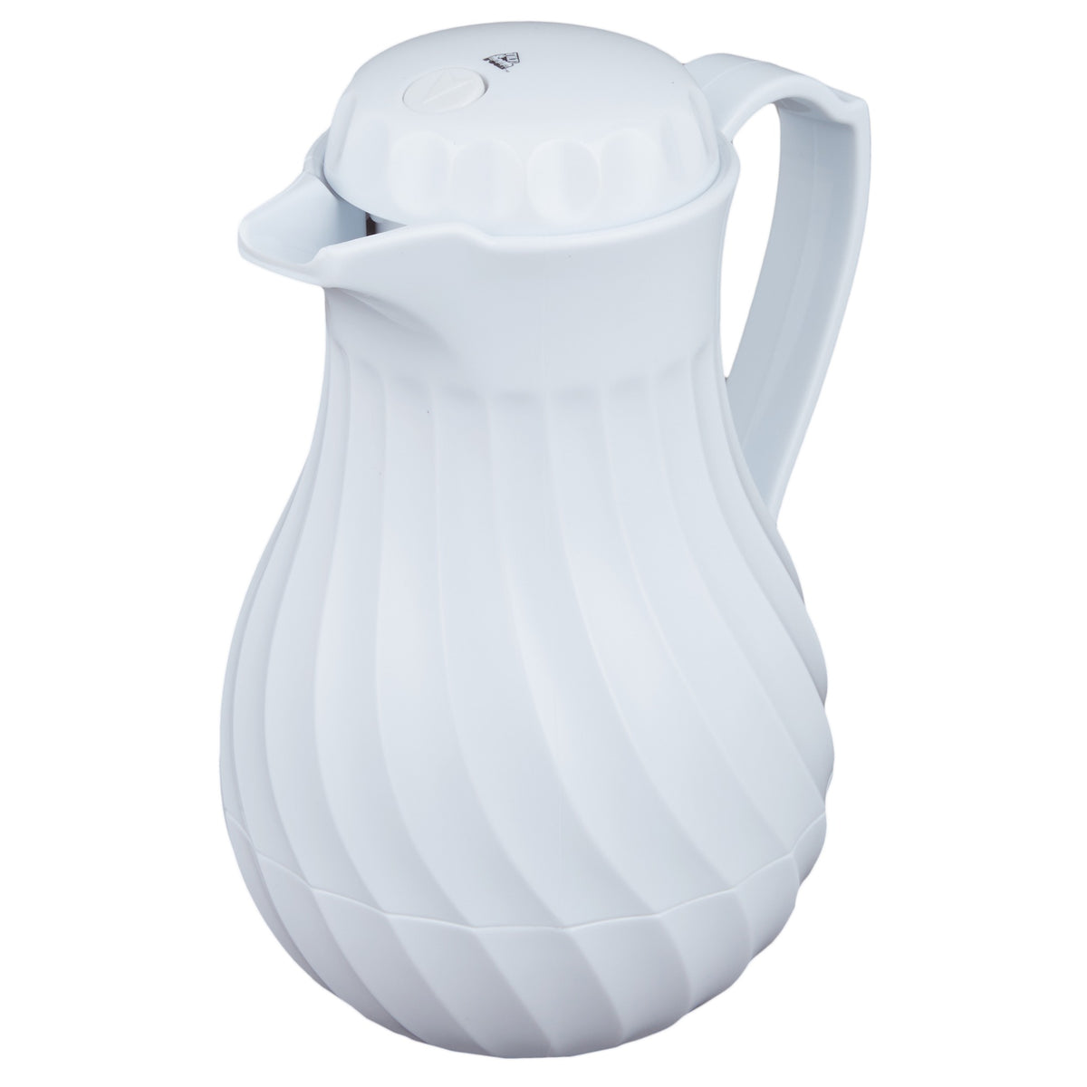 Vollrath Plastic Beverage Server, White - 20 oz.