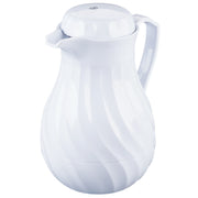 Vollrath Plastic Beverage Server, White - 64 oz.