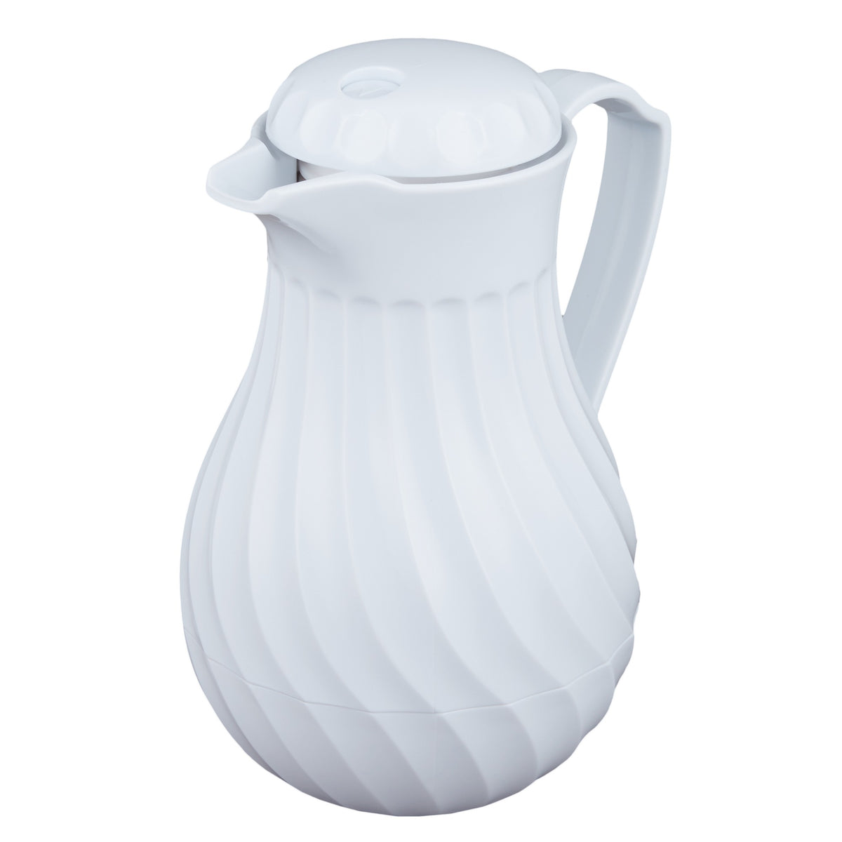 Vollrath Plastic Beverage Server, White - 42 oz.