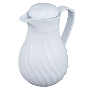 Vollrath Plastic Beverage Server, White - 20 oz.
