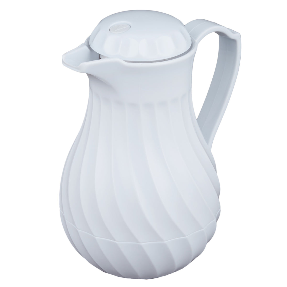 Vollrath Plastic Beverage Server, White - 20 oz.