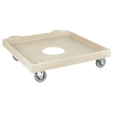 Vollrath 52290 Polypropylene Dolly Base, 20" x 20", Beige - Default Title