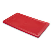 Vollrath Super Pan V Polyethylene Hotel Pan Lid, Red - Full Size