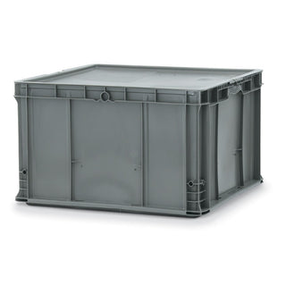 Vollrath 52646 Plastic Tote Box, 20 7/8" x 21 3/4", Gray - Default Title
