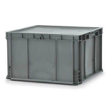 Vollrath 52646 Plastic Tote Box, 20 7/8" x 21 3/4", Gray - Default Title