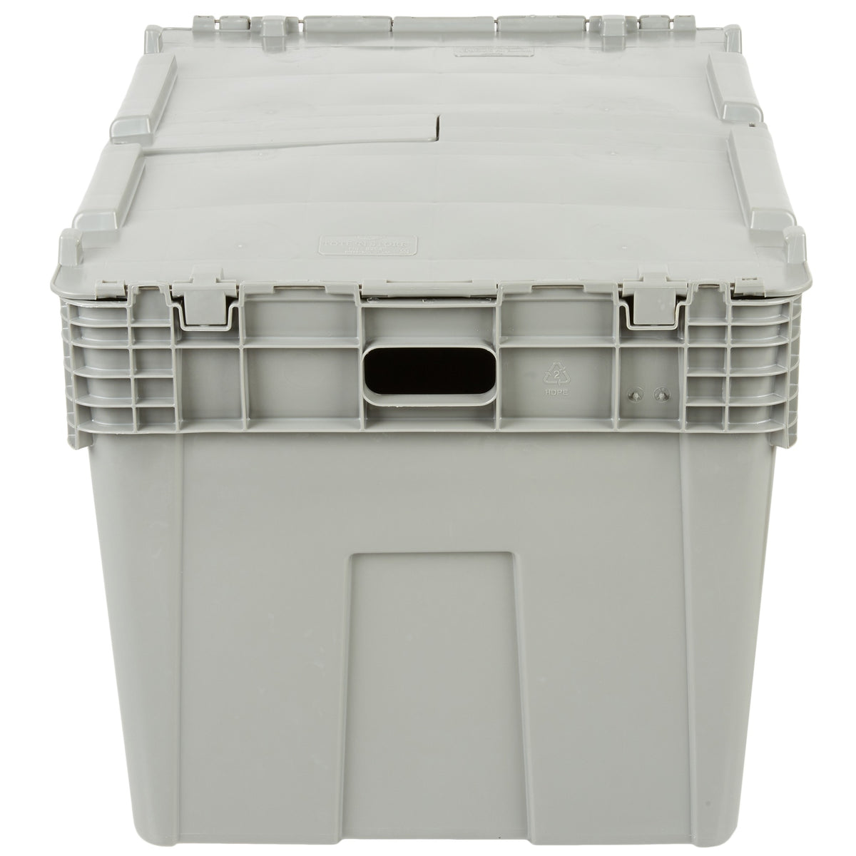 Vollrath 52647 Plastic Tote Box, 20 3/4" x 28 3/4", Gray - photo 3