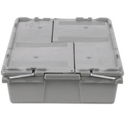 Vollrath 52649 Plastic Tote Box, 14 1/4" x 20 1/8", Gray - photo 3