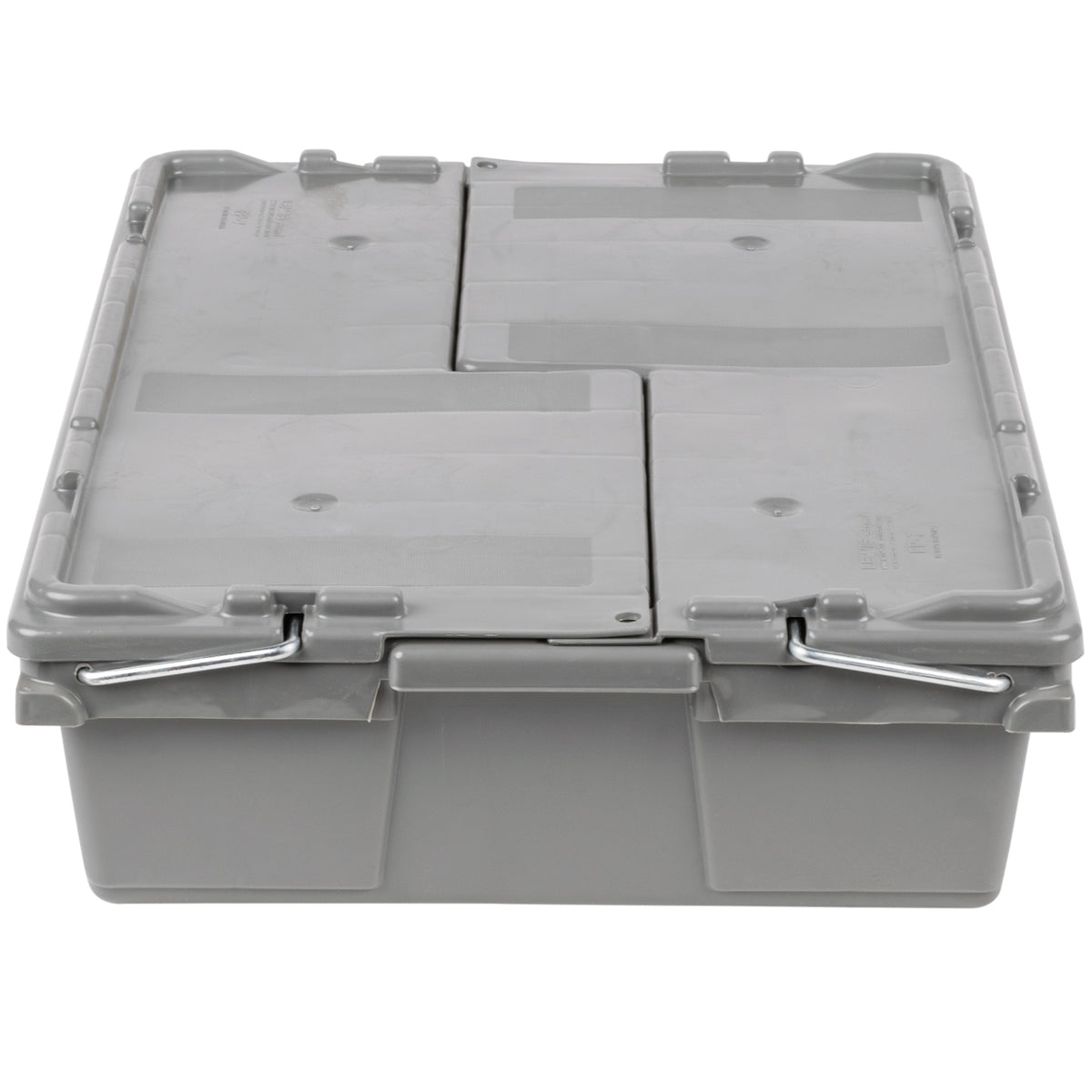 Vollrath 52649 Plastic Tote Box, 14 1/4" x 20 1/8", Gray - photo 3