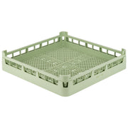 Vollrath 5267110 Signature Copolymer Plastic Flatware Rack, Full Size, Green - Default Title