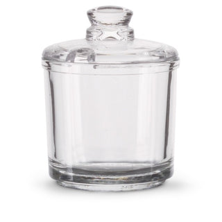 Vollrath Glass Condiment Jar Lid, 6 oz., Clear - 3 1/8"