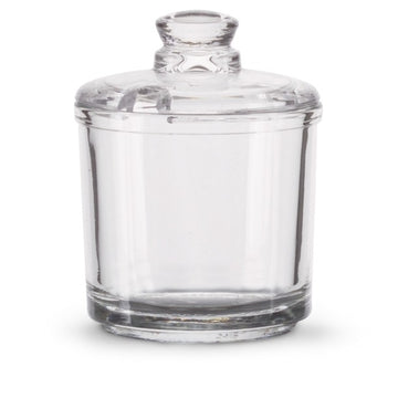 Vollrath Glass Condiment Jar Lid, 6 oz., Clear - 3 1/8"