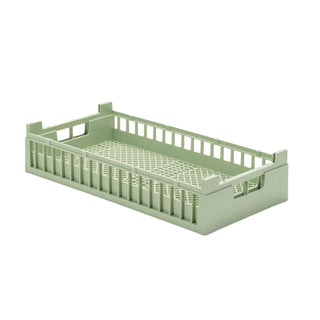 Vollrath 5280410 Signature Plastic Flatware Rack, Half Size, Green - Default Title
