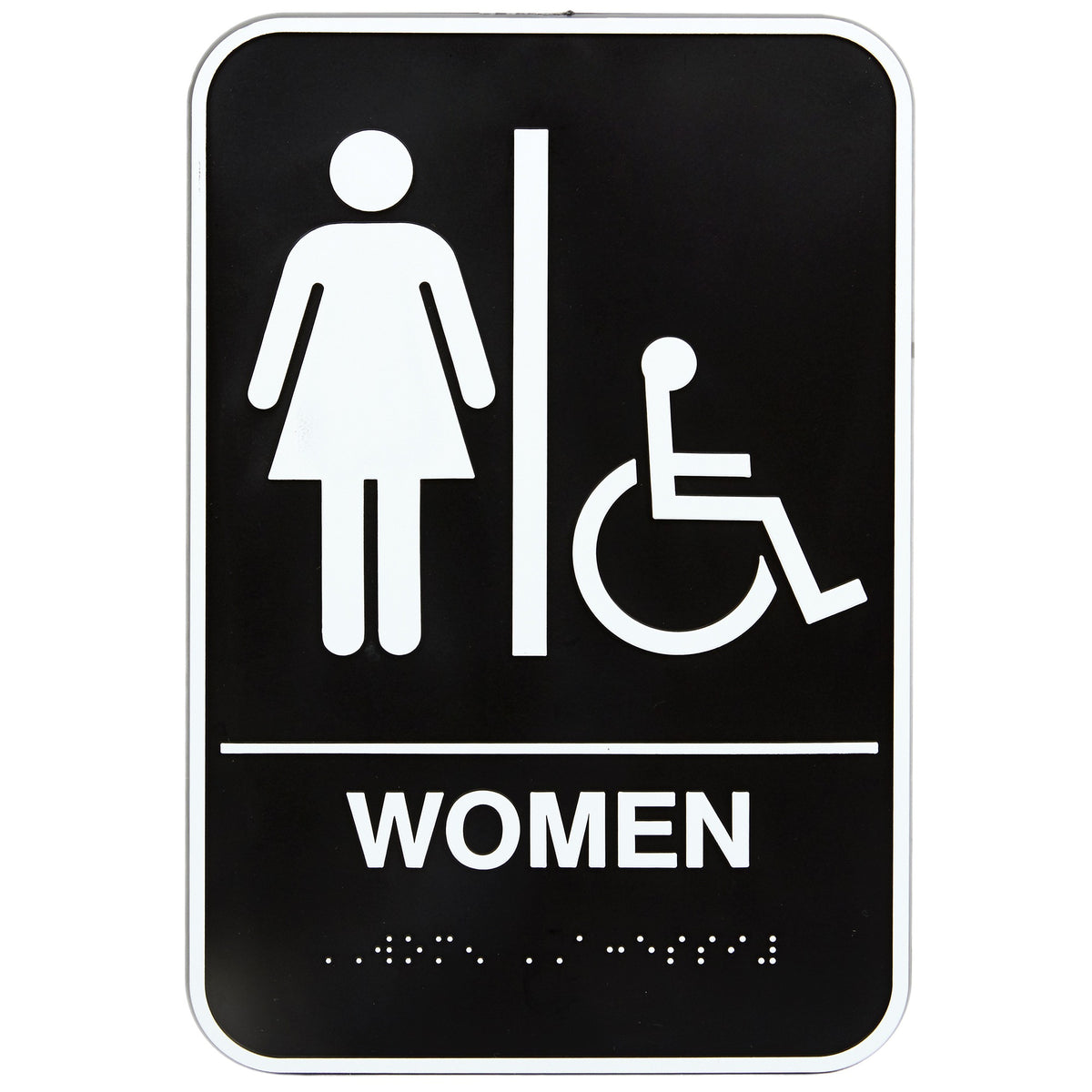 Vollrath Plastic Sign, 9" x 6" - photo 3