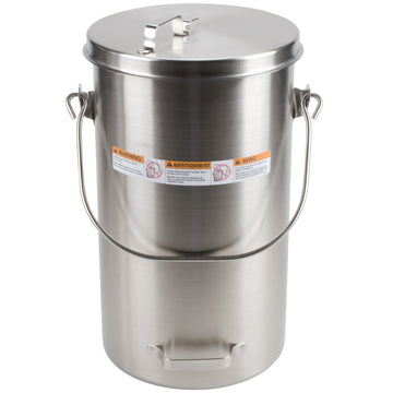 Vollrath 59200 Stainless Steel Ice Cream Pail, 20 qt., Silver - Default Title