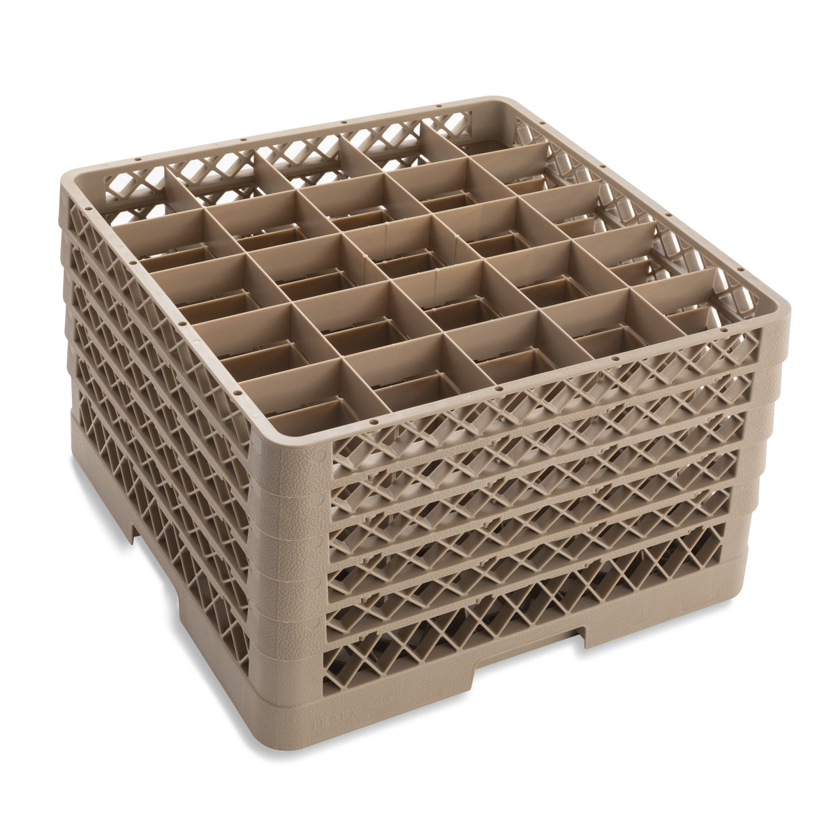 Vollrath TR6BBBBB Traex Copolymer Plastic Glass Rack, Full Size - Green