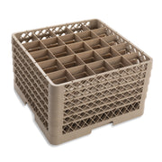 Vollrath TR6BBBBB Traex Copolymer Plastic Glass Rack, Full Size - Blue
