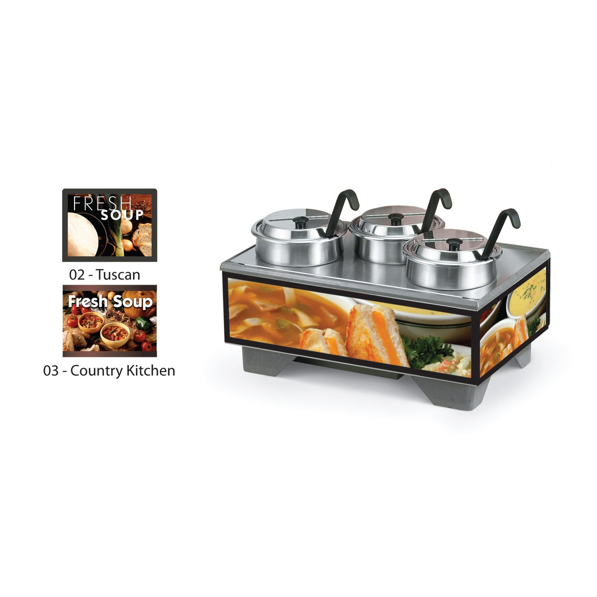 Vollrath Soup Merchandiser Base, 13 3/4" Wide, 120V - 720201003