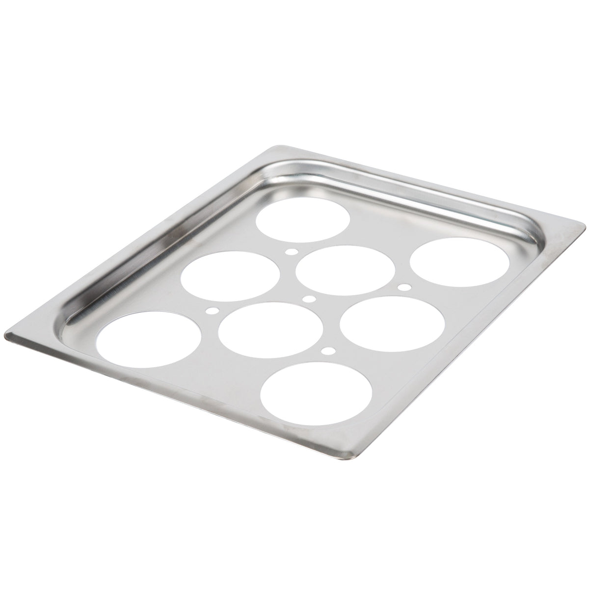 Vollrath Stainless Steel Hole Plate, Silver - S/S Half 8