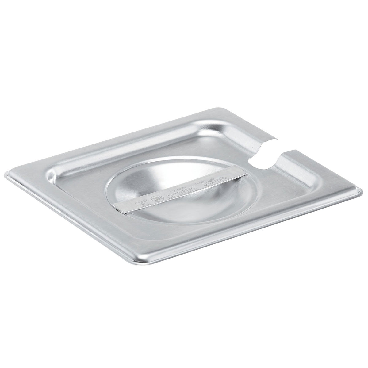 Vollrath Super Pan V Stainless Steel Pan Cover, Silver - 1/6 Size