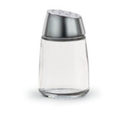 Vollrath Glass Pepper Shaker, 2 oz., 12/Case - Clear Silver
