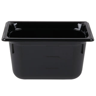 Vollrath Polycarbonate Food Pan, Black - 1/4 Size