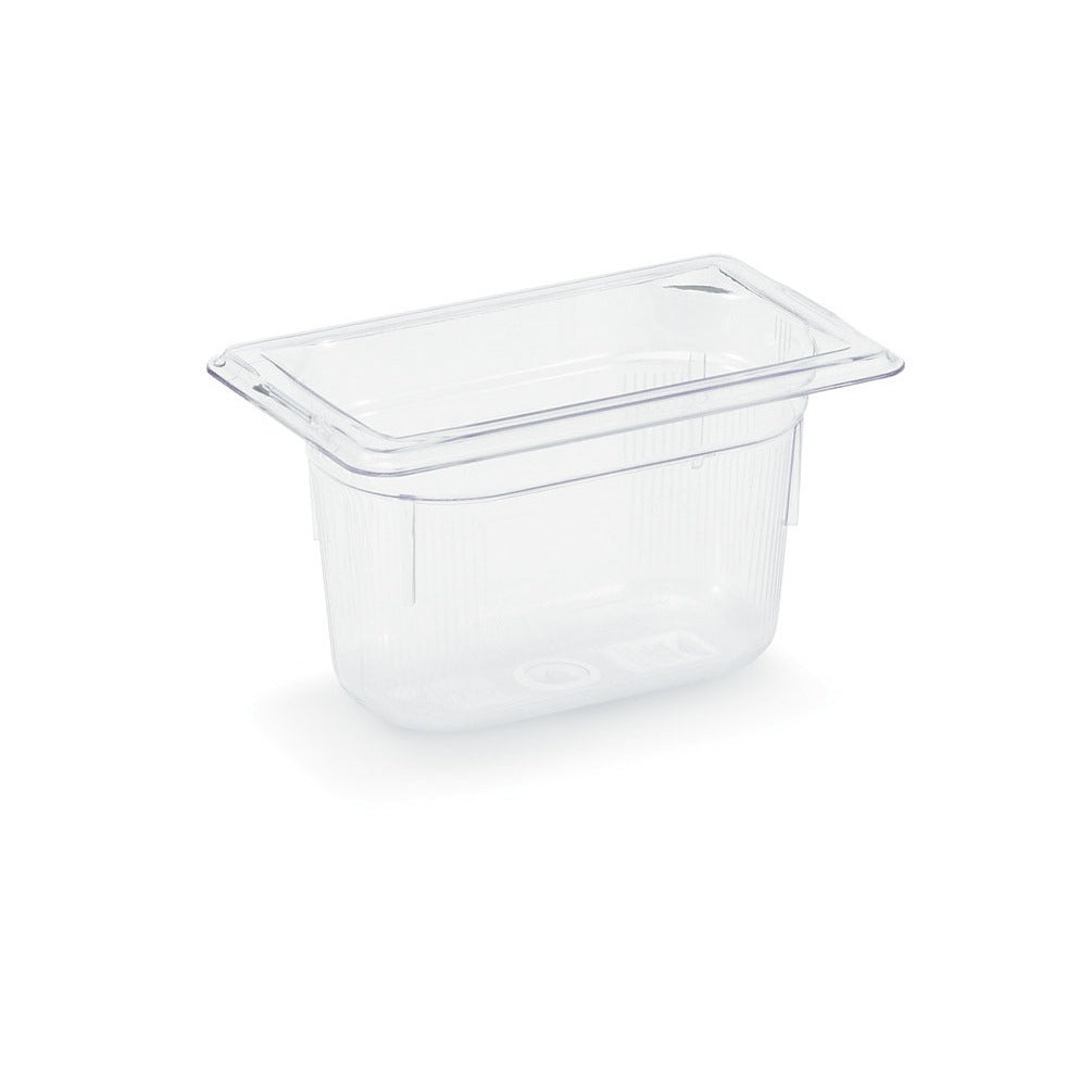 Vollrath Polycarbonate Food Pan, Clear - 1/9 Size
