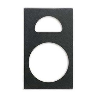Vollrath Miramar Adapter Plate, 12 3/4" x 21 1/8" - Black