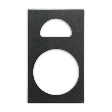 Vollrath Miramar Adapter Plate, 12 3/4" x 21 1/8" - Black