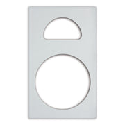 Vollrath Miramar Adapter Plate, 12 3/4" x 21 1/8" - White