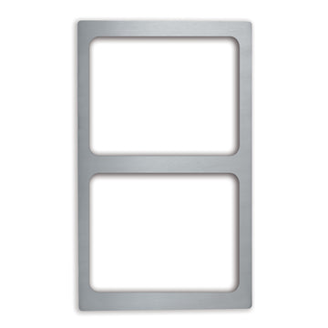 Vollrath Miramar Stainless Steel Adapter Plate, 12 3/4" x 21 1/8", Silver - 8243014