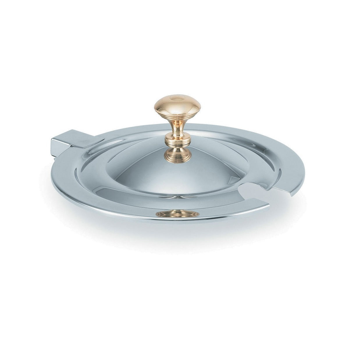 Vollrath Miramar Stainless Steel Cover, 12" Diameter, Silver - Brass