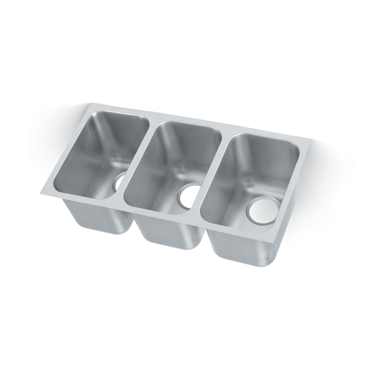 Vollrath Stainless Steel Undermount Sink, 16" Wide, Silver - 31"
