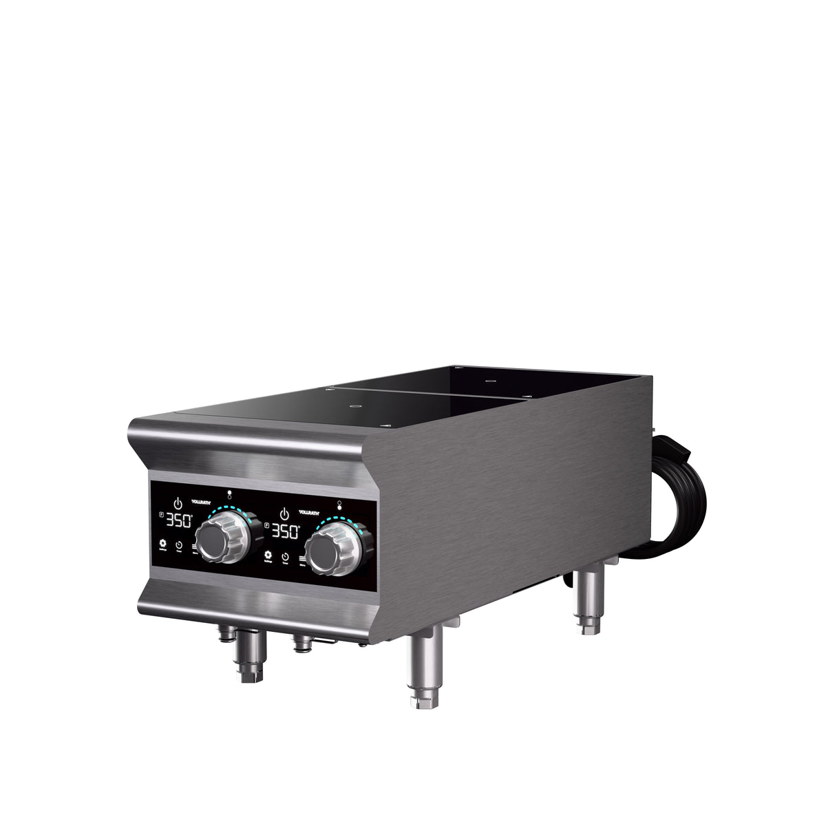Vollrath Induction Range, 13 1/8" High, 208/240V - 12"