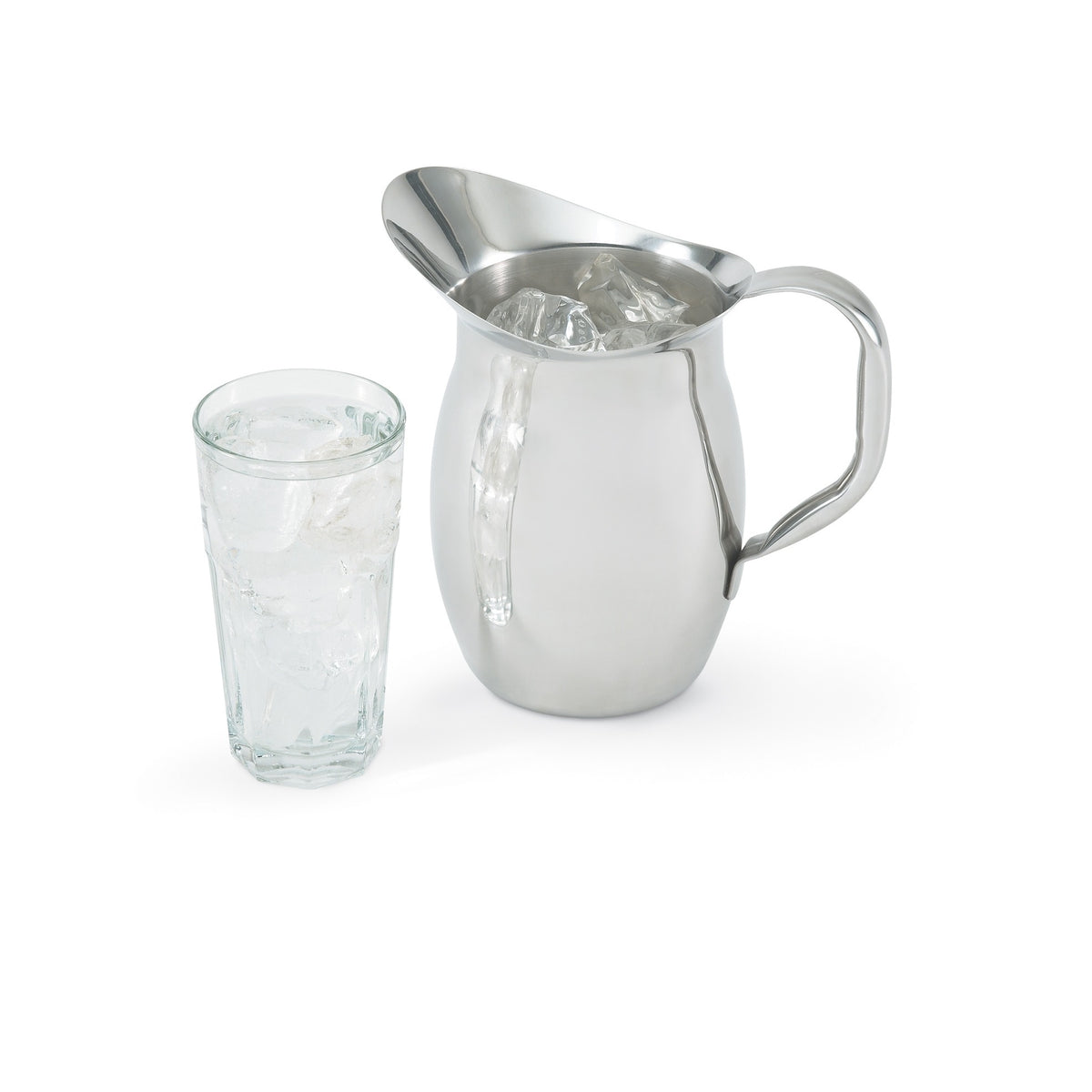 Vollrath 92020 Stainless Steel Pitcher, 2 qt. 68 oz., Silver