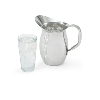 Vollrath 92020 Stainless Steel Pitcher, 2 qt. 68 oz., Silver