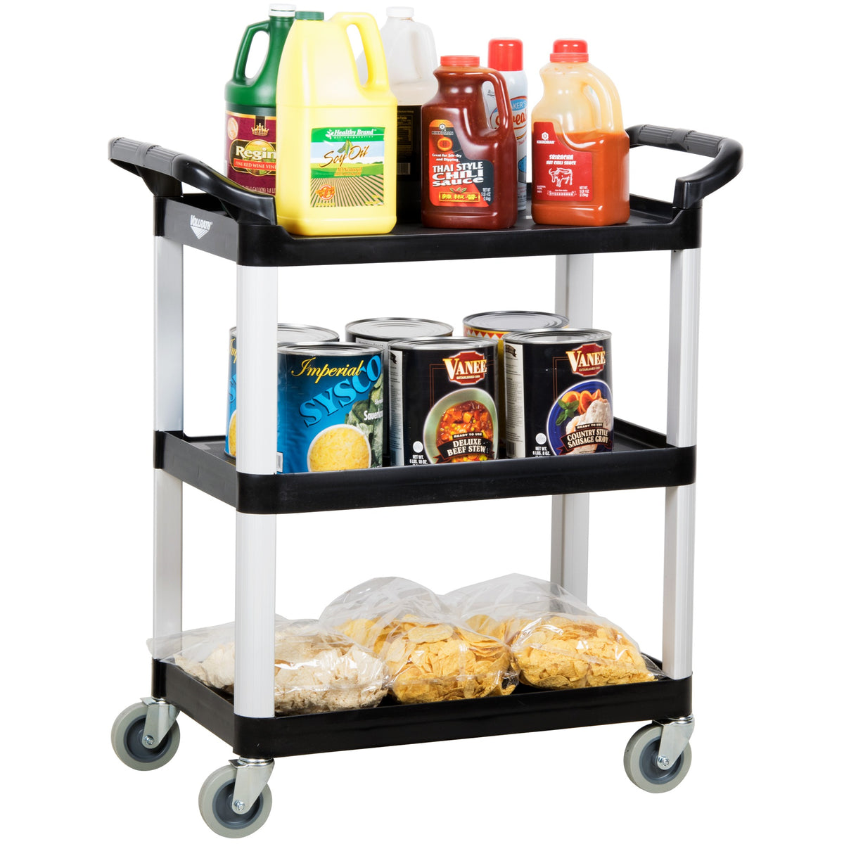 Vollrath Plastic Utility Cart, 19 7/8" x 40 1/4" - photo 5