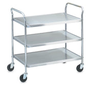 Vollrath Utility Cart, 36 1/2" High, Silver - 400 lb.