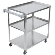 Vollrath Utility Cart, Silver - 30 1/2"