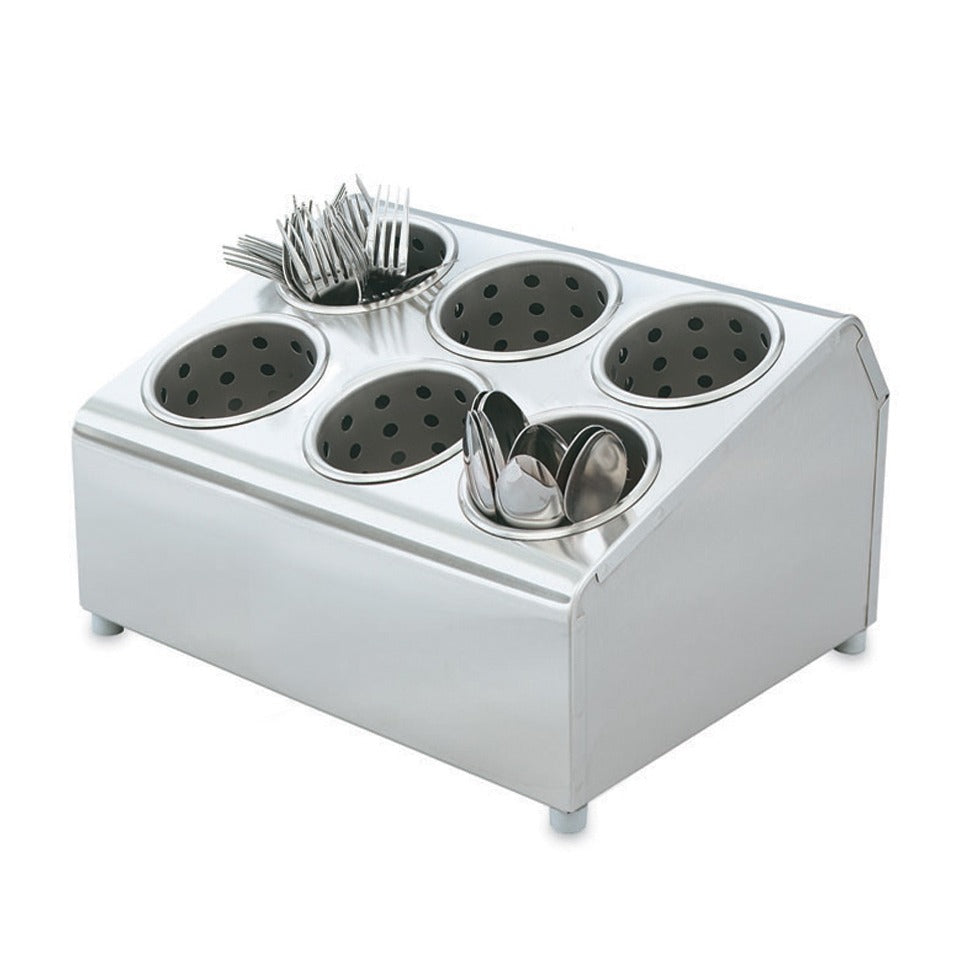 Vollrath Metal Cylinder Holder, Silver - 15 1/8"