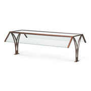 Vollrath 98403 Glass Sneeze Guard, 73" Wide, Bronze - Default Title