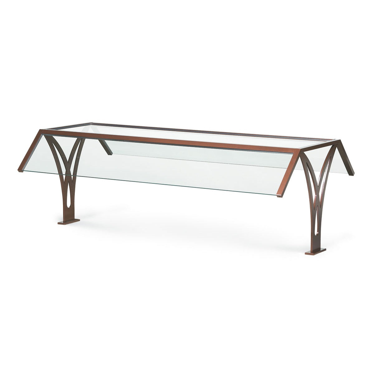 Vollrath 98403 Glass Sneeze Guard, 73" Wide, Bronze - Default Title