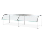 Vollrath 98663 Tempered Glass Sneeze Guard, 27" Wide, Silver - photo 2