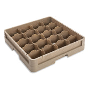 Vollrath Traex Copolymer Plastic Cup Rack, Full Size, Beige - 4"